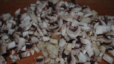 жульен с копченой индейкой