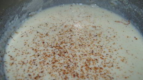 жульен с копченой индейкой