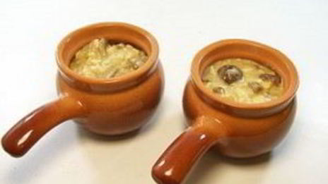 жульен с курицей и лисичками