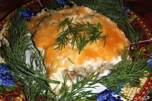 Жульен с курицей в мультиварке