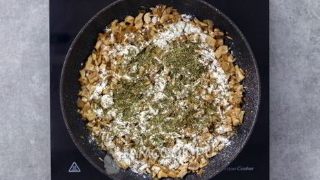 жульен в тарталетках с грибами и сыром