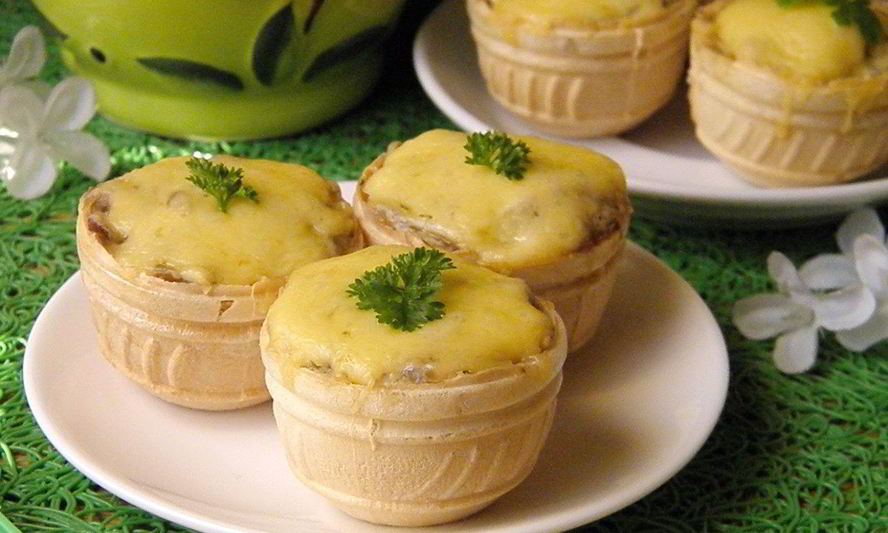 Рецепт жульена в тарталетках