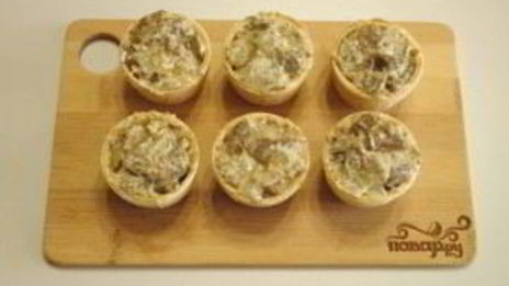 жульен в тарталетках