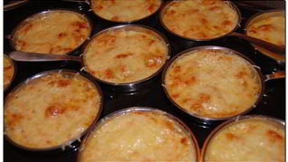 Жюльен с курицей и грибами из простых продуктов