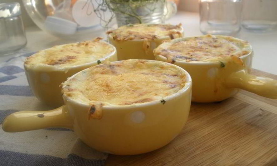 Рецепт жюльена с курицей и шпинатом