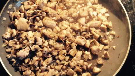 жюльен в грибных шляпках