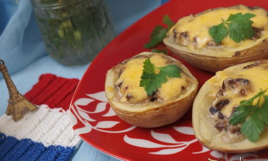 Рецепт жюльена в картофеле